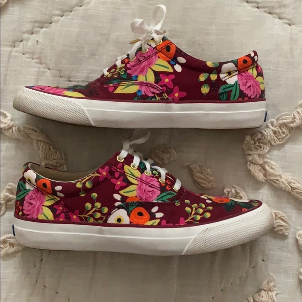 Keds x Rifle Paper Co Floral Sneakers 7.5